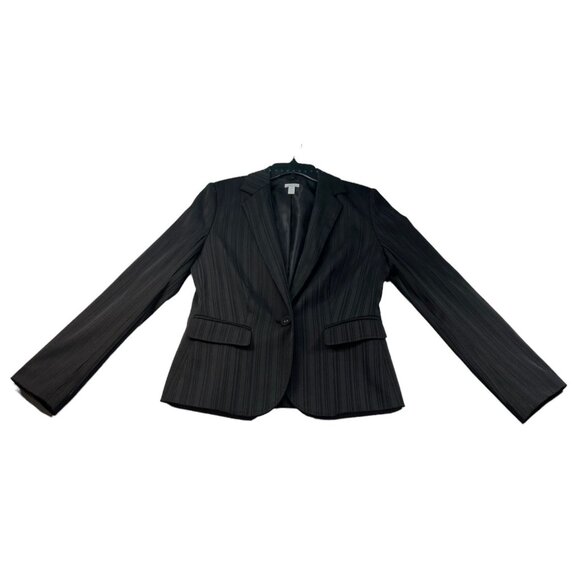 Apt. 9 Jackets & Blazers - Apt 9 Blazer Coat Womens Size 8 Black Long Sleeve Stretch Pockets